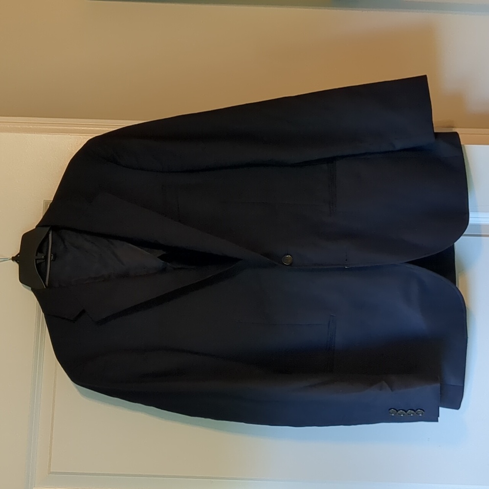 Men's J Crew Ludlow Slim 38R Barberis Wool Navy Blazer